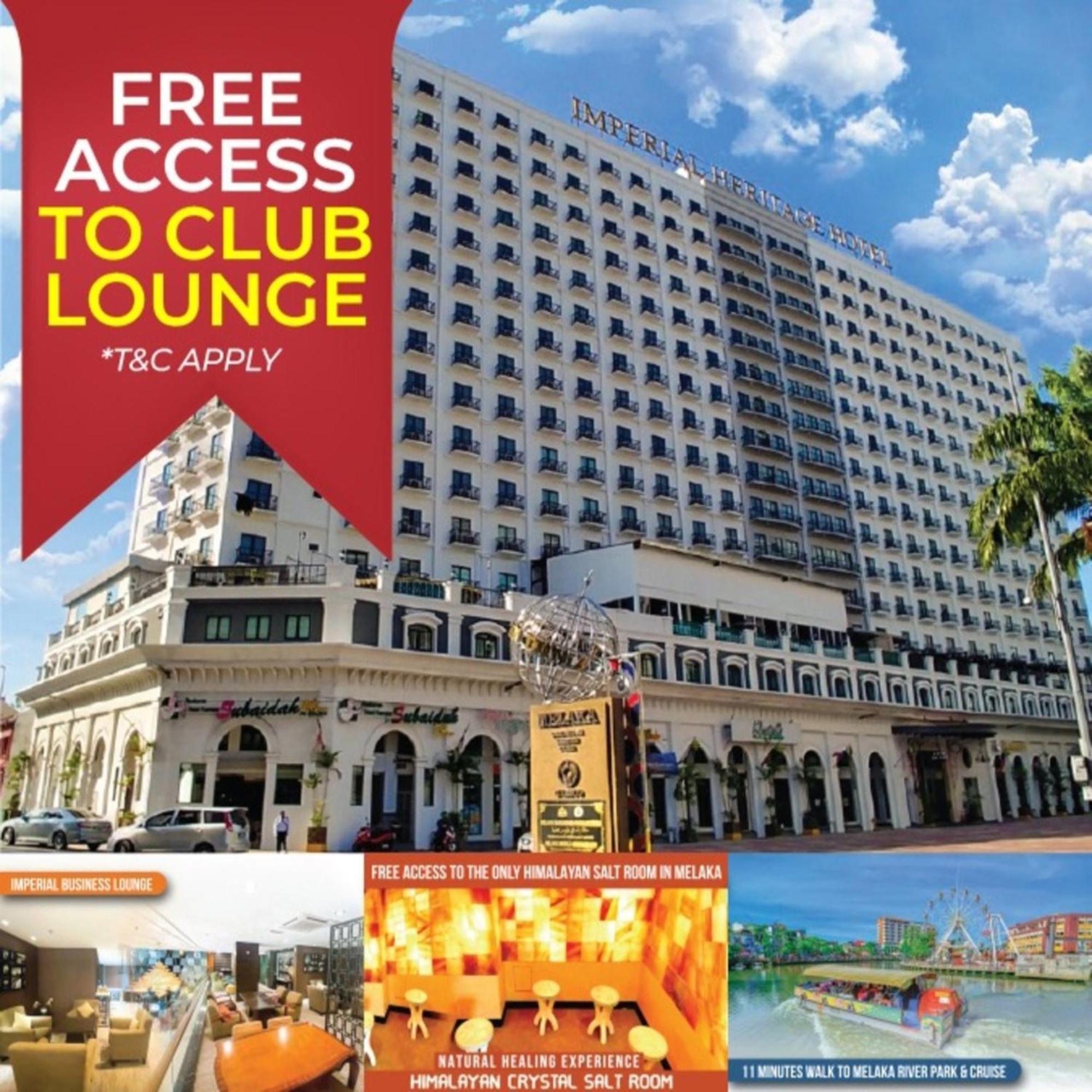 Imperial Heritage Hotel Melaka I City Centre I Free Club Lounge Access I Free Wifi I Free Parking Zewnętrze zdjęcie